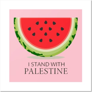 I stand with palestine Posters and Art